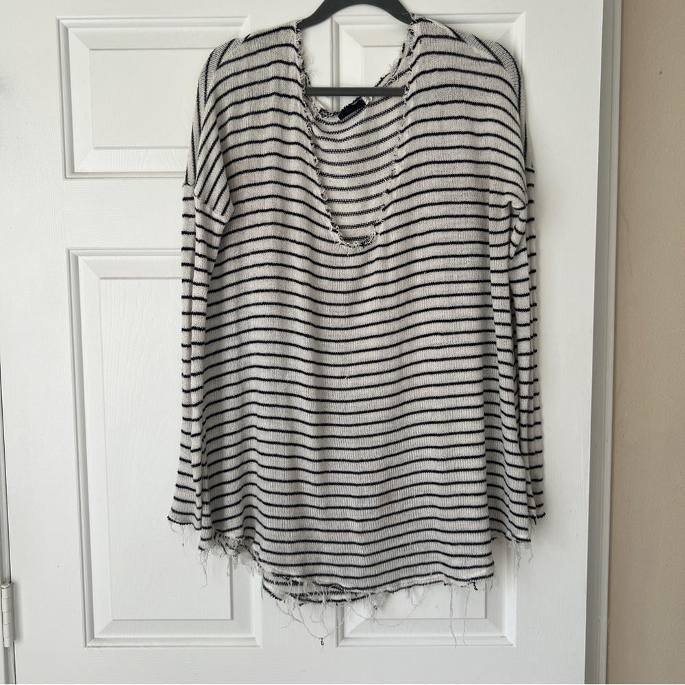 BDG Black and White Sweater